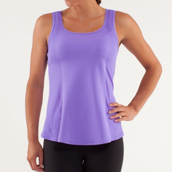 Lululemon Run: Speed Squad tank in power purple- size 6 - Picture 3 of 8